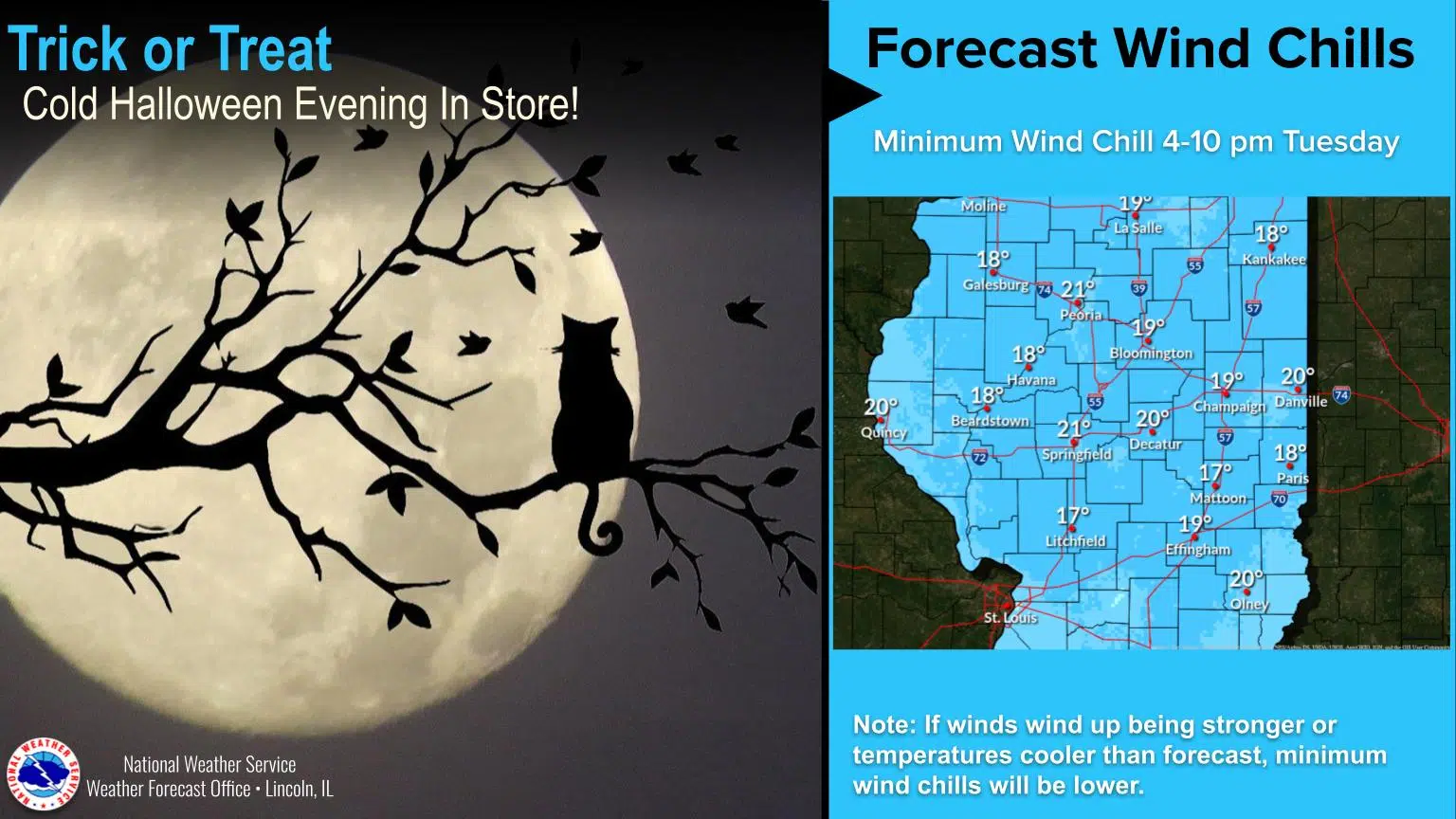 Winter Cooldown Is Here; Forecast Calling For Chilly Halloween Night