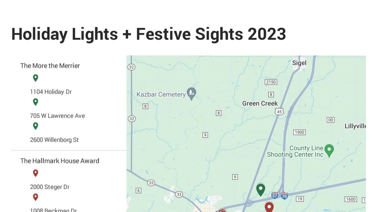 Visit Effingham Announces New Holiday Lights & Festive Sights Scavenger