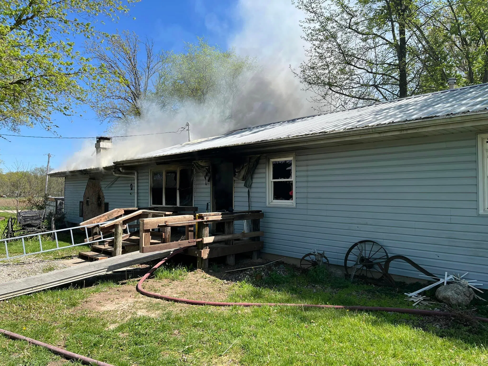 Teutopolis FPD Responds To Residential Fire In Effingham Friday