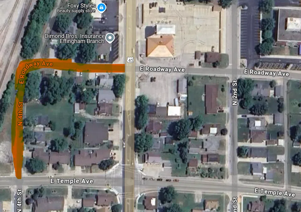 City Of Effingham Announces Road Closure For Wednesday Effingham Radio