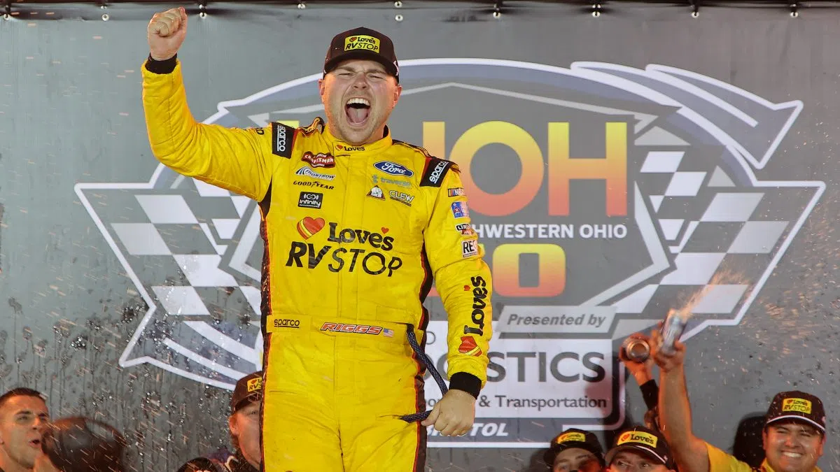 NASCAR: Layne Riggs Rallies To Win NASCAR Truck Race At Bristol ...