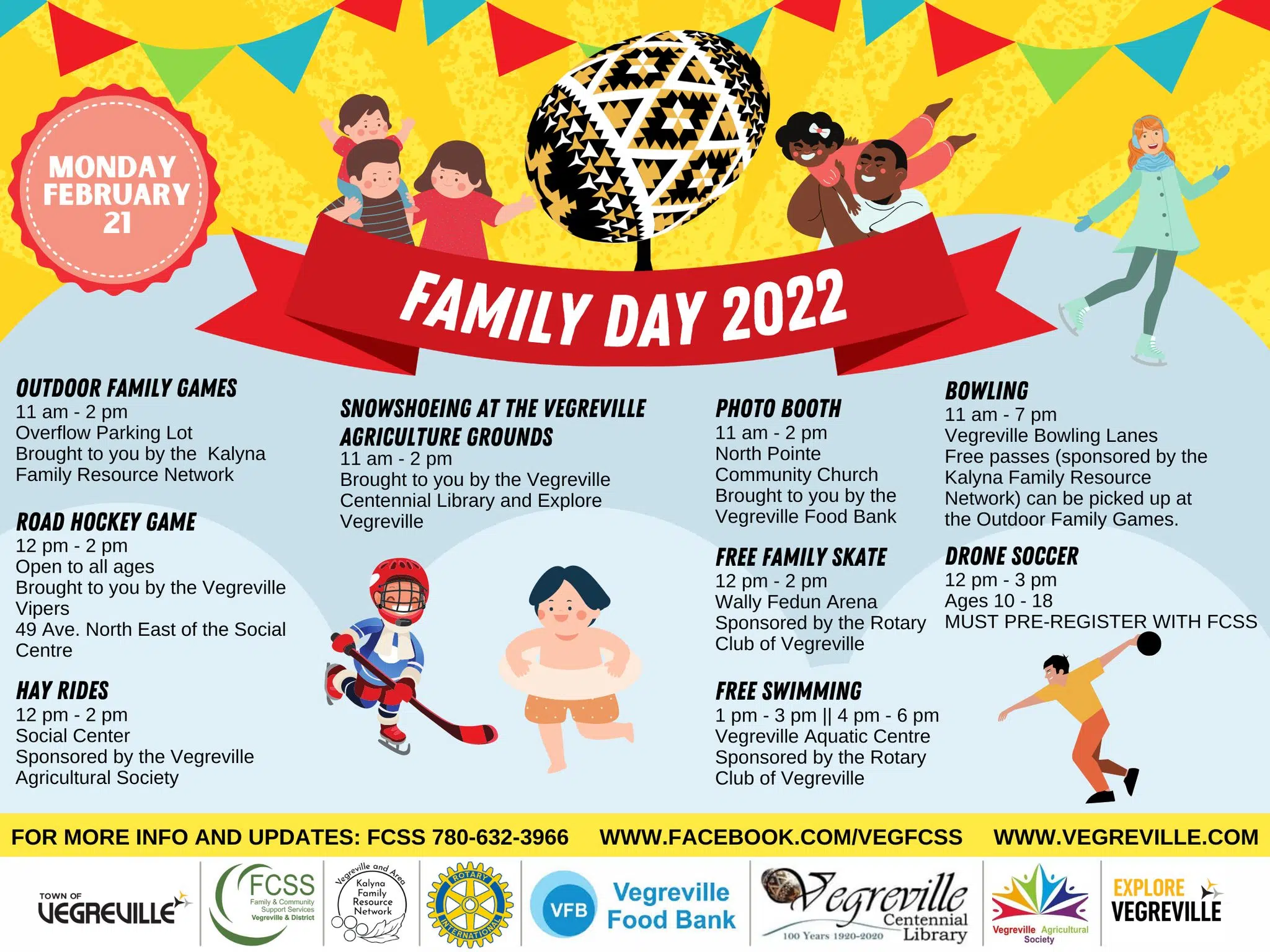 Family Day Fun Planned for Monday