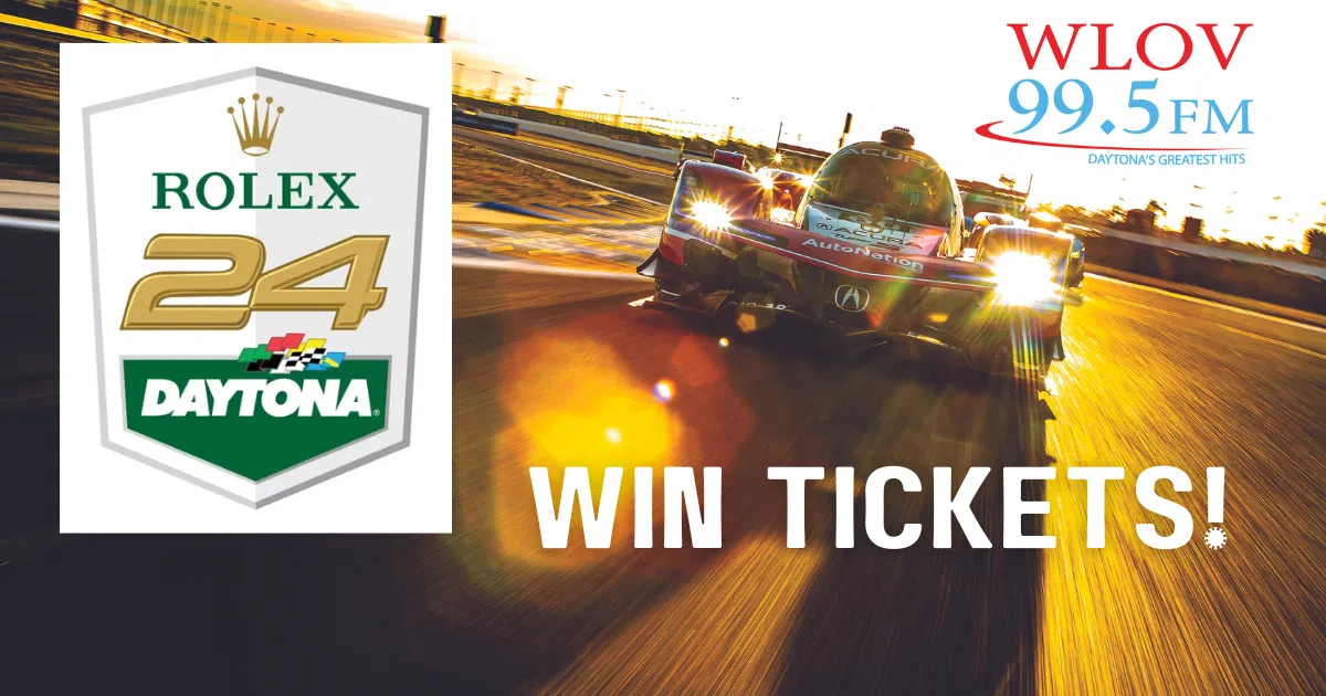 Tickets to the ROLEX 24 From 99.5 LOVE FM 99.5 WLOV