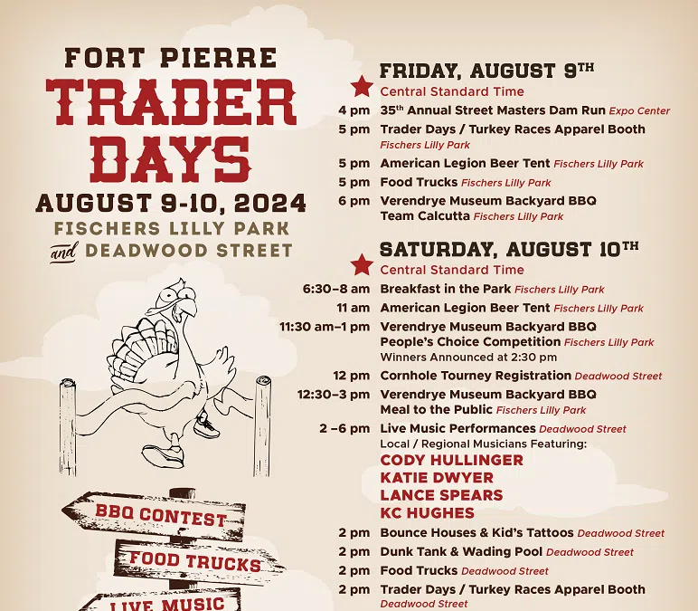 Trader Days begins today in Fort Pierre DRGNews