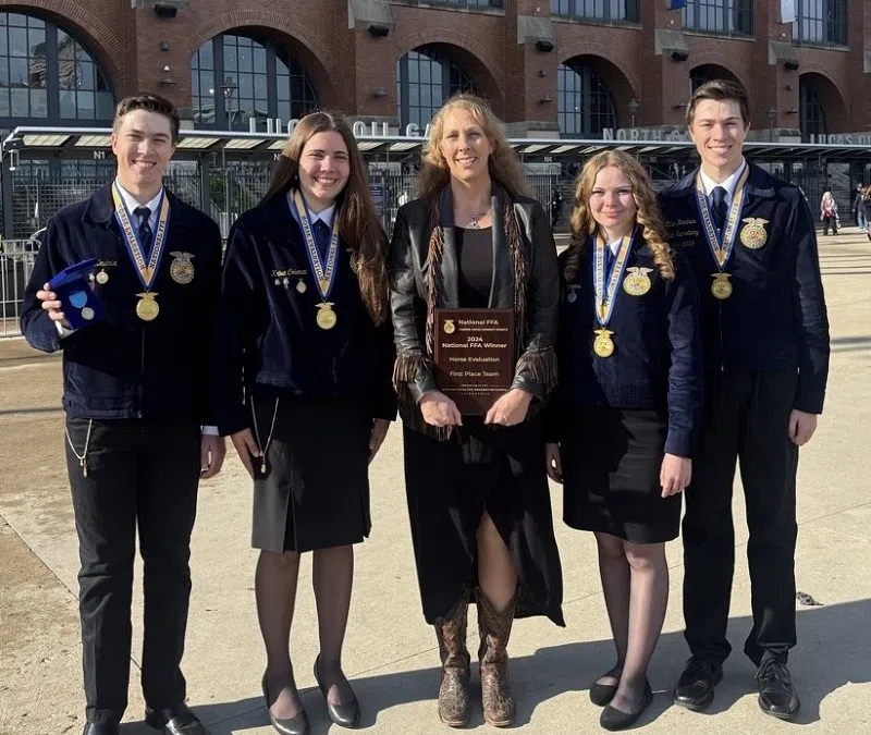 National FFA Champion Horse Evaluation team from Rapid City | DRGNews