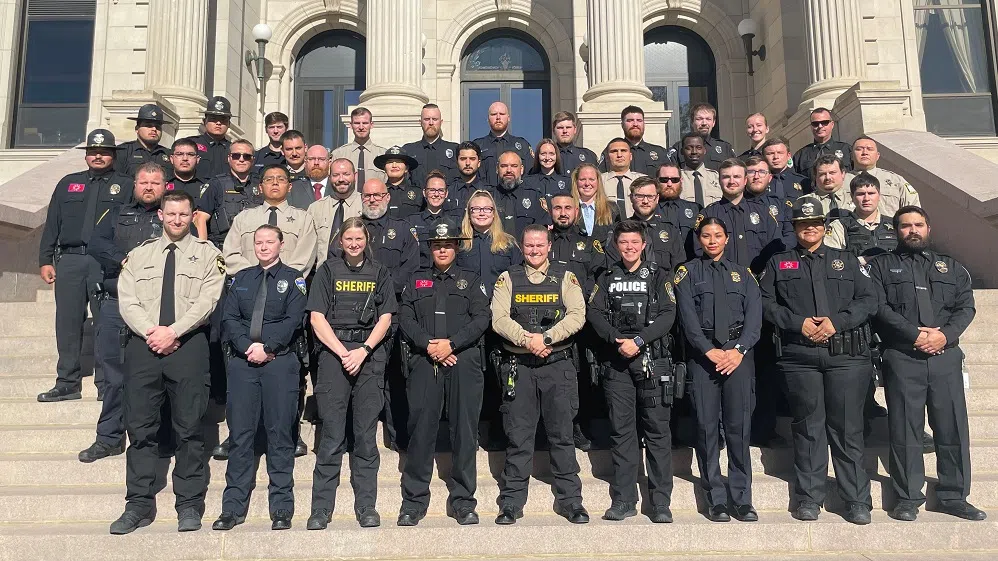 Mobridge, Pierre, Murdo, Gregory Police Departments have officers graduating today from South Dakota's Basic Law Enforcement Certification Course