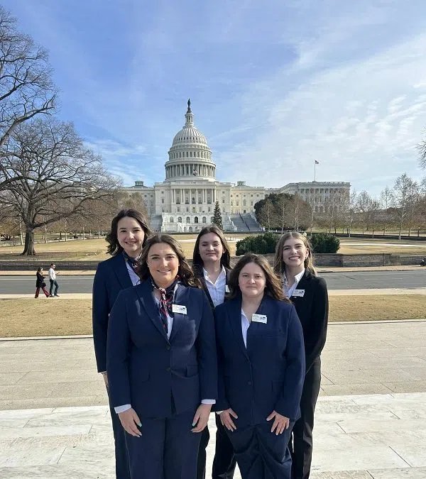 JAG-SD state officers from Lyman, Todd County High Schools among students attending National Student Leadership Academy this week in Washington, D.C.