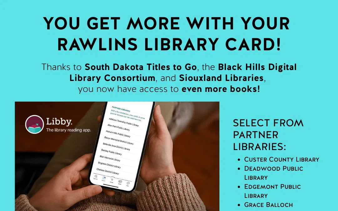Rawlins, other South Dakota libraries expand digital access through Reciprocal Lending Agreement