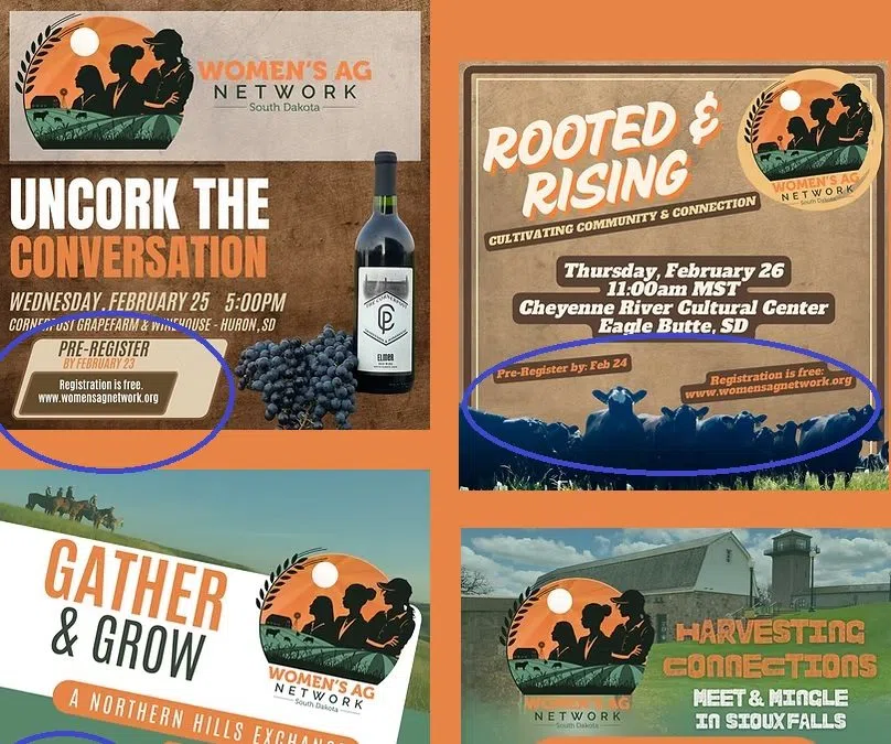 Women's Ag Network Huron Hub Launch event pre-registration deadline is today