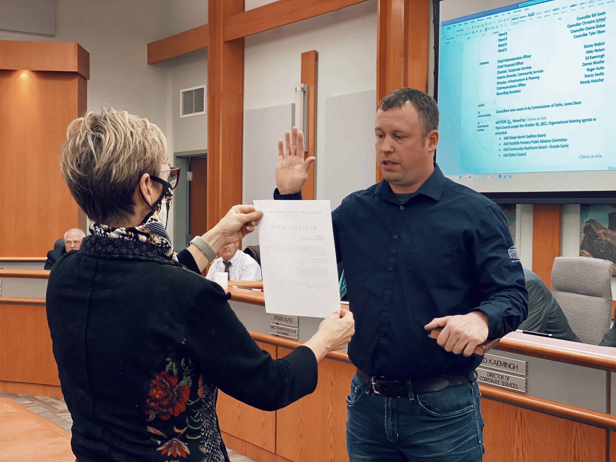 Tyler Olsen new reeve for Municipal District of Greenview