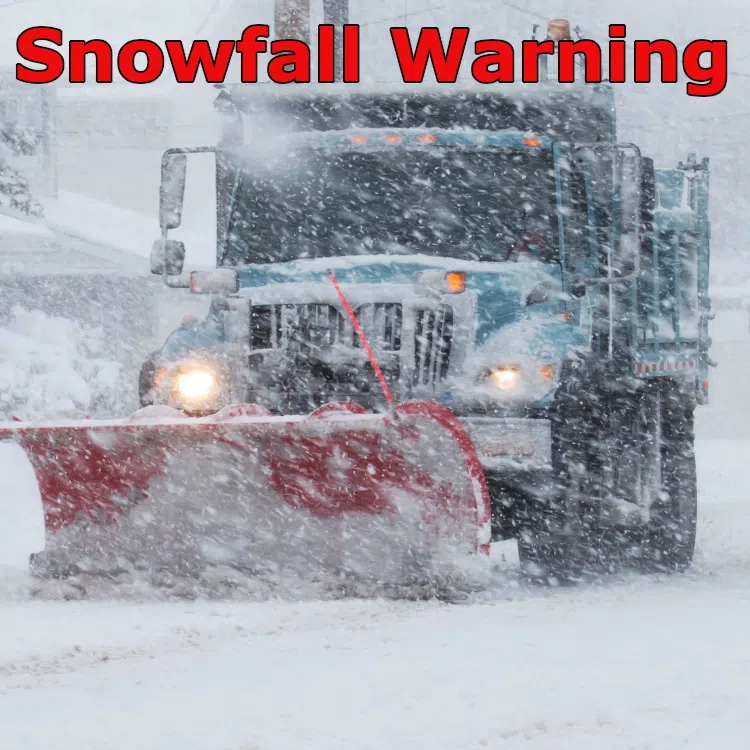 Snowfall Warning Issued for Whitecourt and Edson