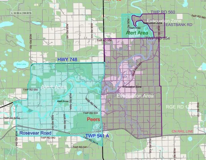 Parts of Yellowhead County remain under Evacuation Order