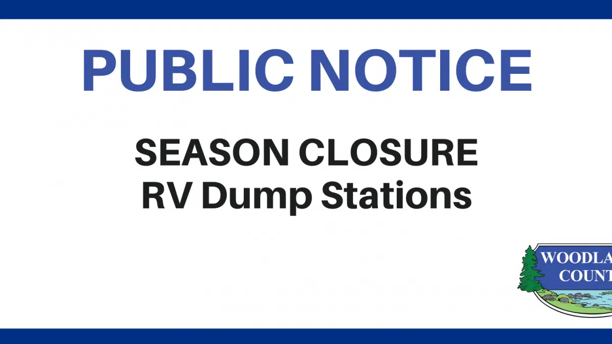 Season Closure RV Dump Stations XM 105
