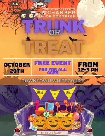 Trunk or Treat coming to downtown Whitecourt October 29