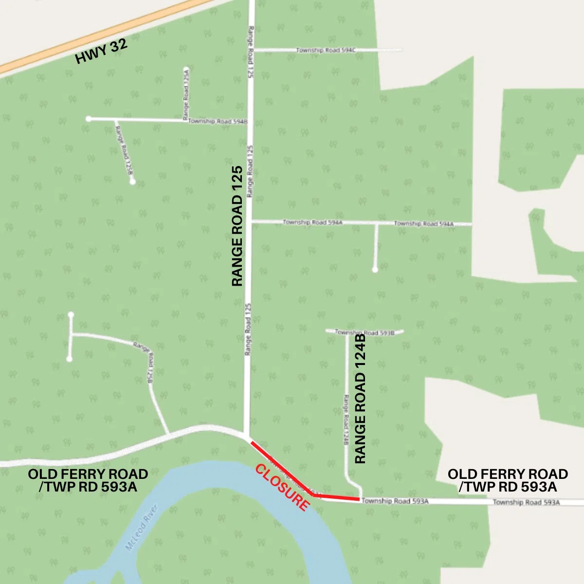 Old Ferry Road closure - Tuesday, January 23