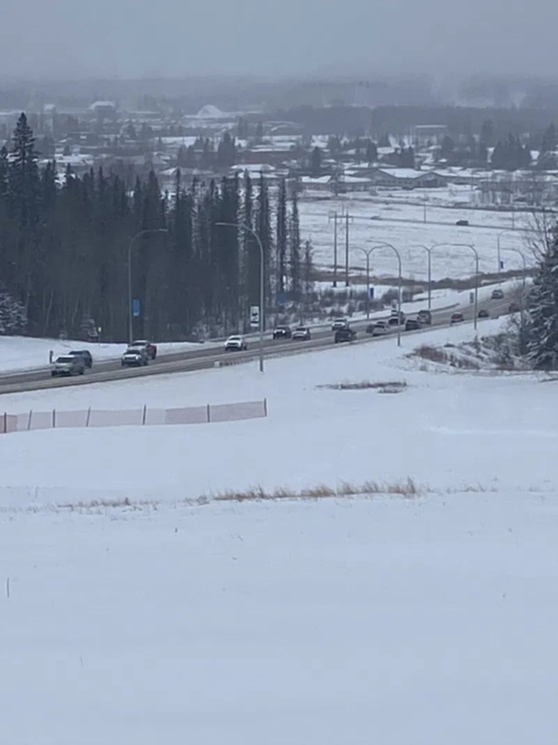 Whitecourt and Edson see significant snowfalls Sunday