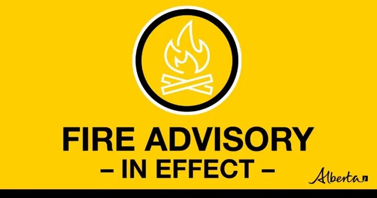 Fire restriction for Whitecourt Forest Area downgraded to fire advisory