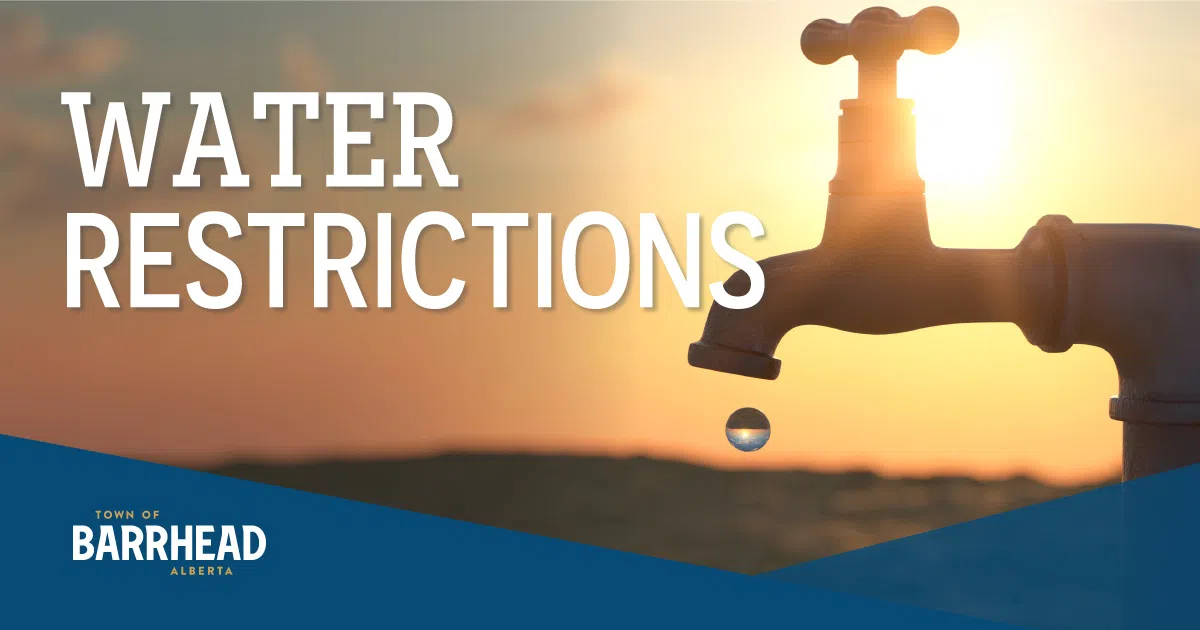 Town of Barrhead activates water restrictions