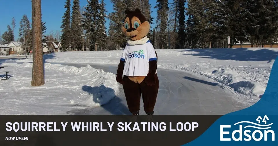 Squirrely Whirly Skating Loop in Edson now open