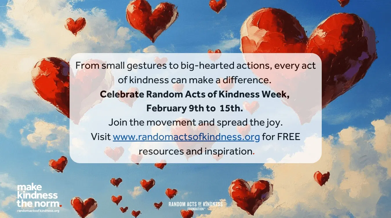 Students in Grande Yellowhead School Division ready to celebrate Random Acts of Kindness Week