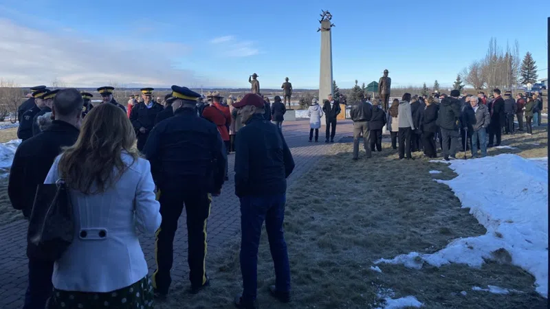 Mayerthorpe marks 20th anniversary of the 'Fallen Four' tragedy with memorial service