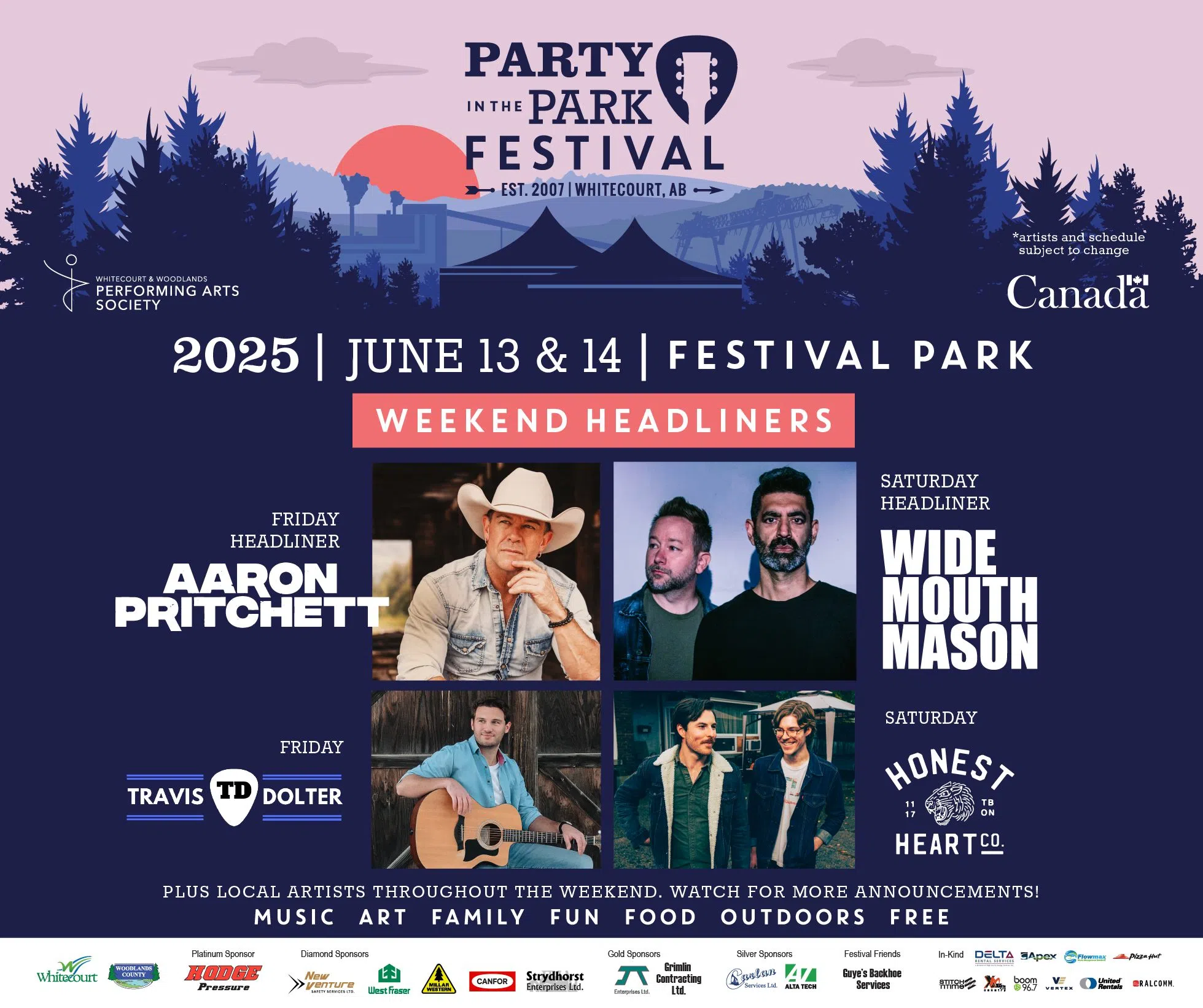Party in the Park returns to Whitecourt for June 2025