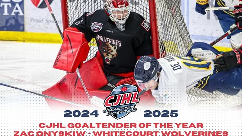 Wolverines' Zac Onyskiw named CJHL's top goaltender
