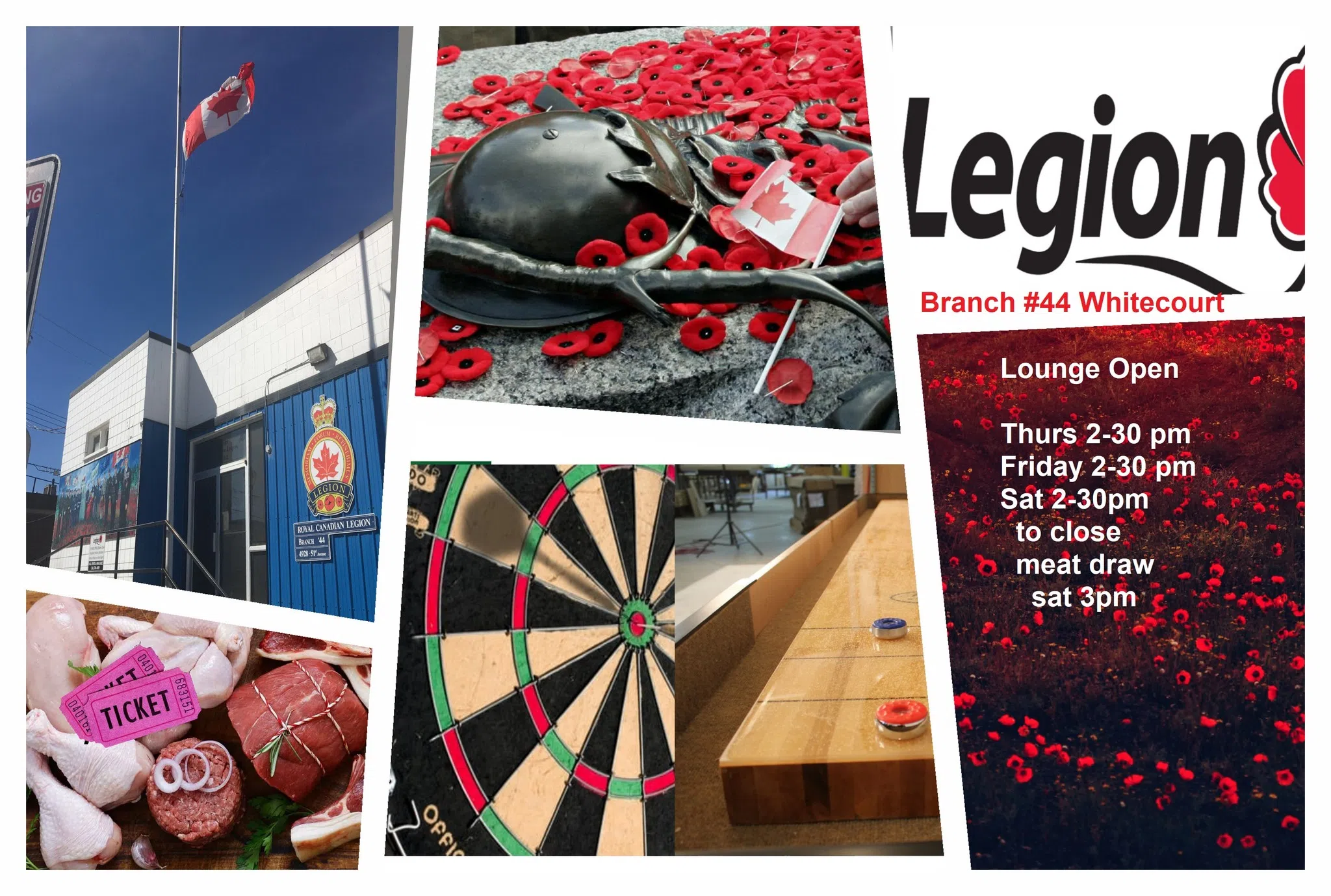 Whitecourt Legion branch hosting community event