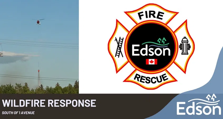 Edson urges caution following vegetation fire Sunday night