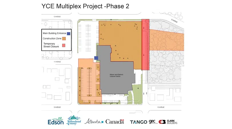 Upcoming road closure prompted by YCE Multiplex construction