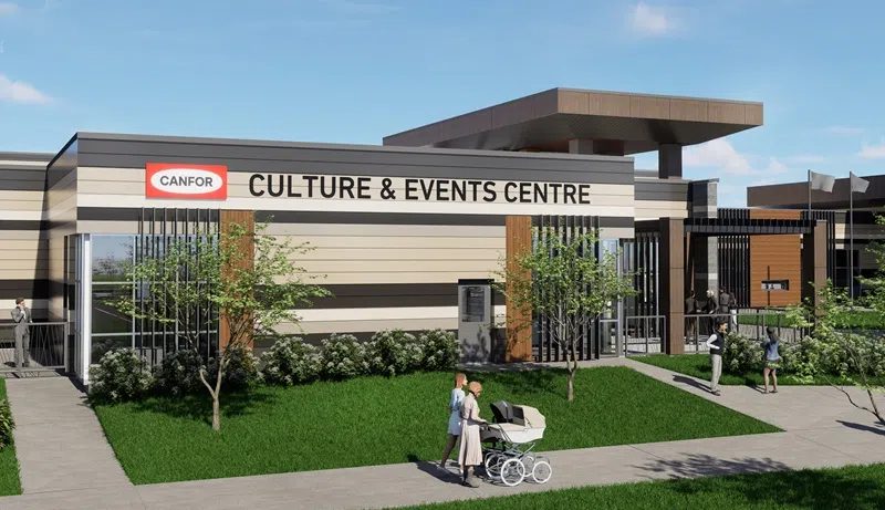Incoming Whitecourt events centre formally named Canfor Culture and Events Centre