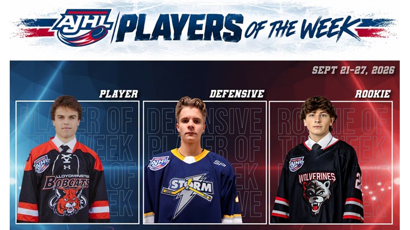 Whitecourt Wolverine Jake Banicevic named AJHL Rookie of the Week
