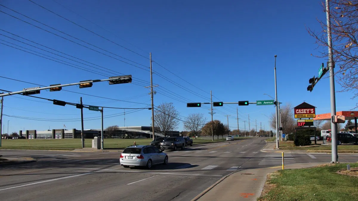 Kearney Traffic Light Repair Work 39th St. and 6th Ave. 1340 KGFW