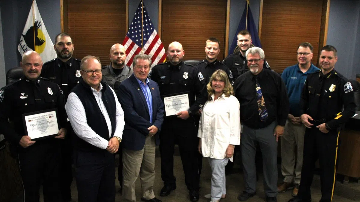 Six Kearney Police Department Members Receive Awards 1340 Kgfw The