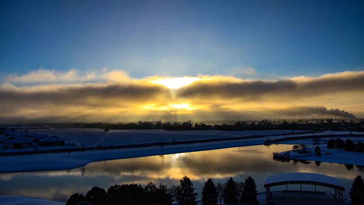 New Year's Day weather history, extremes in central Nebraska