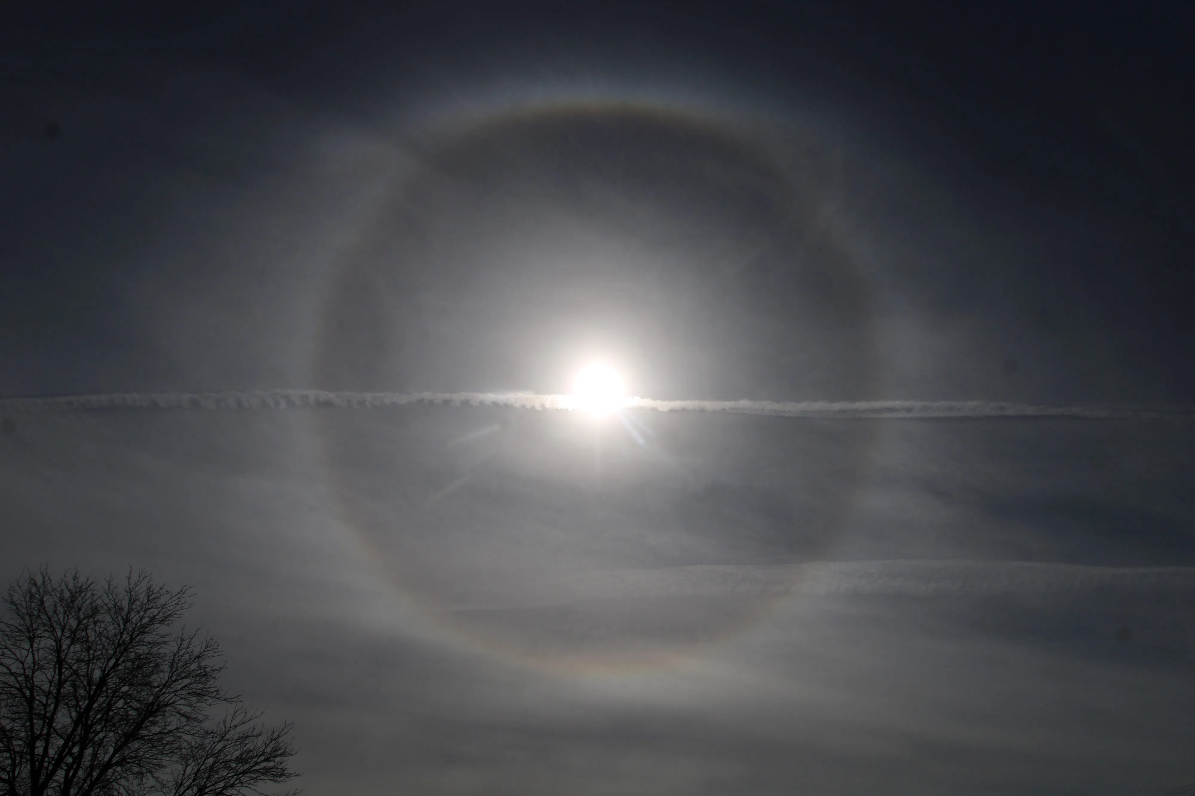PHOTO: Halo Seen Around the Sun Today - The Lakewood Scoop