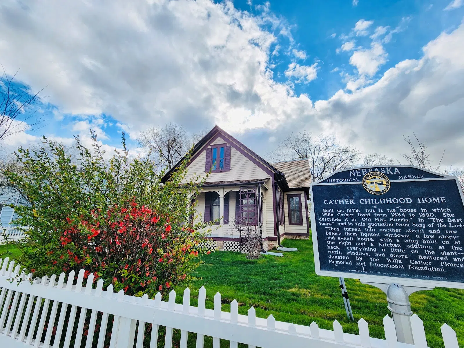 Willa Cather Childhood Home dedication, ribbon-cutting | Hits 106 - The ...