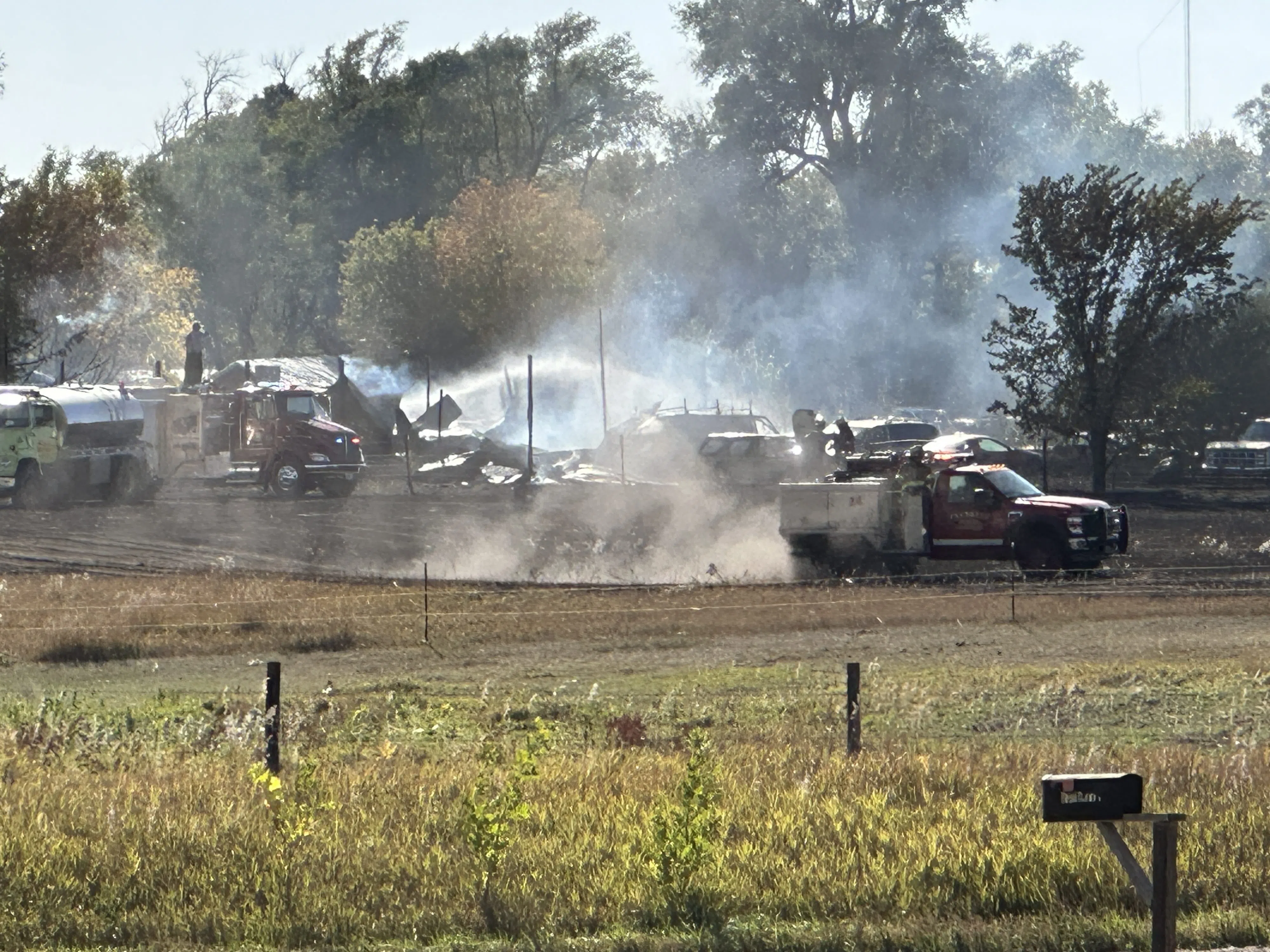 Large fire breaks out on west side of Minden Y102 Nebraska's Hot
