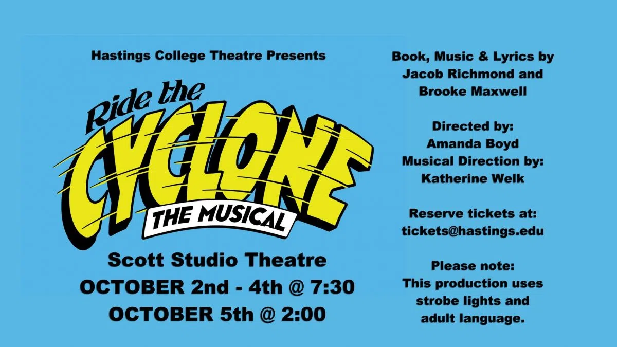 Hastings College Theatre to perform 'Ride the Cyclone, The Musical'
