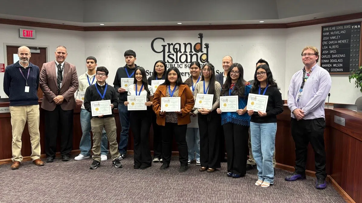 G.I. Public Schools Board of Education recognizes students who earned 2025 Nebraska Seal of Biliteracy