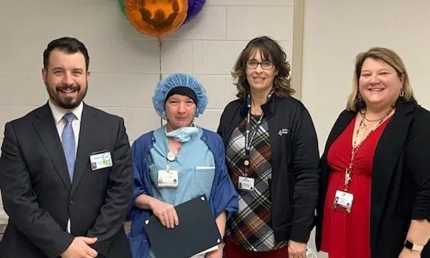 Parnell Named Decatur Memorial Hospital January Colleague of Month