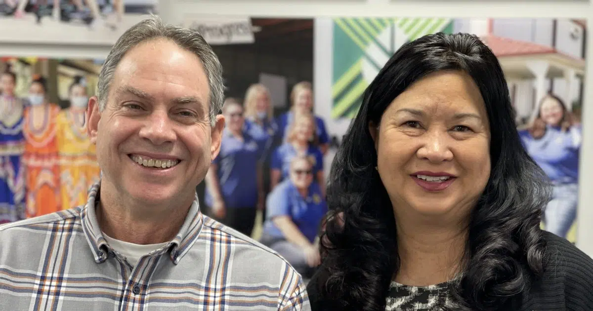 LISTEN Hickory Point Bank’s Peggy Myers and Ed Smith of Habitat for