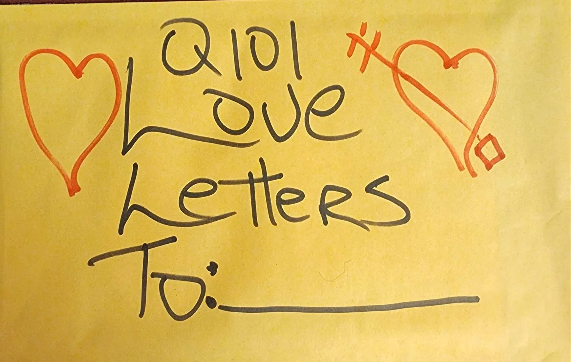 Q101 Love Letters Contest