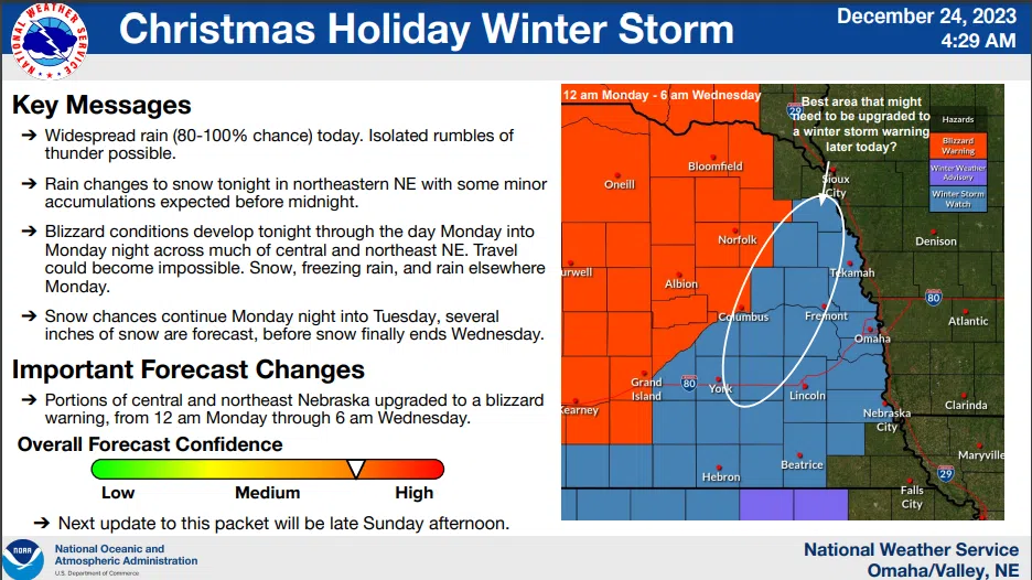 Winter Storm Intensifying KLIN News Talk 1400