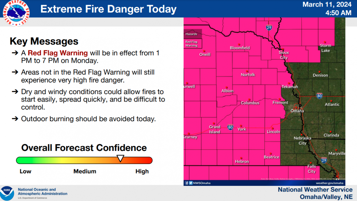 Red Flag Warning 1 PM Until 7 PM - Vimarsana News