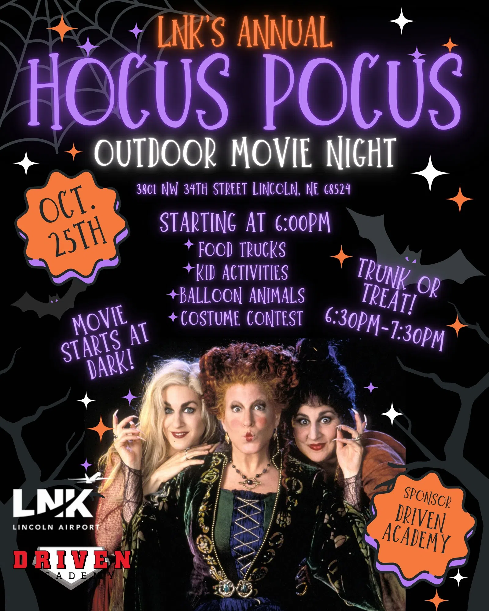 LNK Airport Movie Hocus Pocus 2024 | KLIN - News/Talk 1400