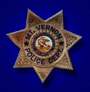 Mt. Vernon Police Badge