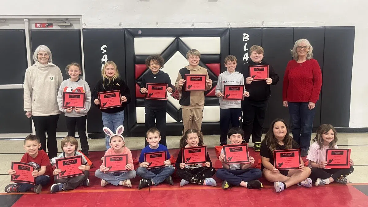 Sandoval Elementary March Student of the Month South Central Illinois