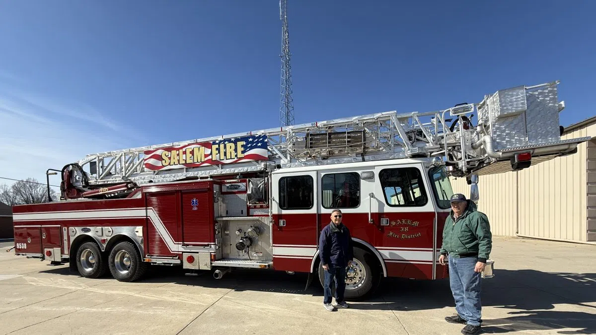 Salem Fire Protection District Puts New Aerial Truck into Operation