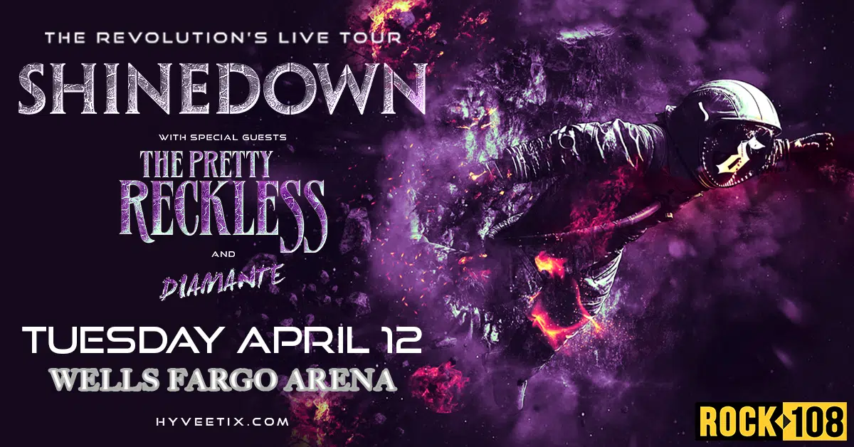 *Closed* Register to win to Shinedown and The Pretty Reckless | Rock 108